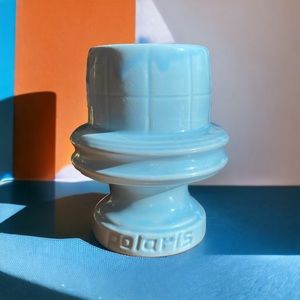Vintage Polaris Insulator light blue 4.5” tall no chips or cracks